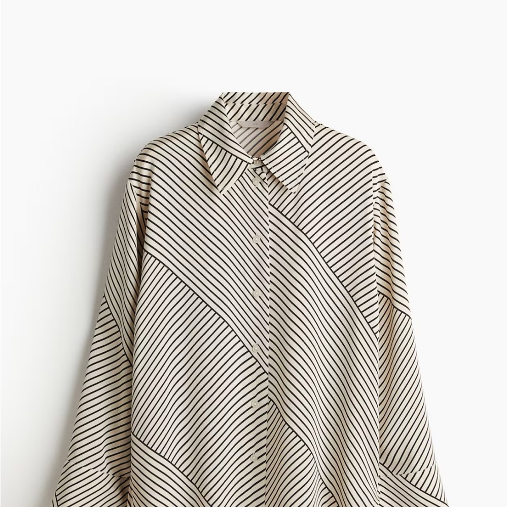 H&M Striped Black and White 2 Piece Set